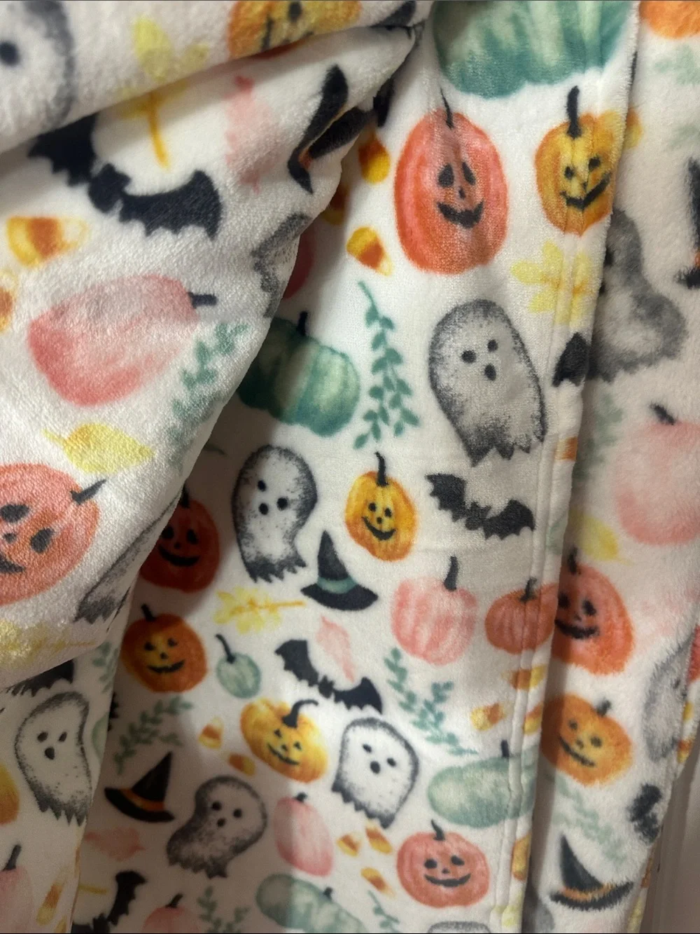 The farmhouse by Rachel Ashwell Halloween pumpkin ghost oversized throw